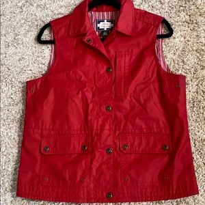 Ralph Lauren Naval Supply Co Red Waxed  Vest